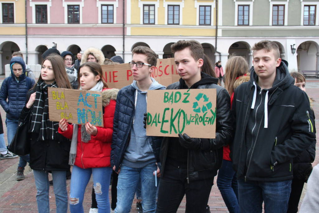Zamość: Strajkowali dla klimatu [FOTO, VIDEO]