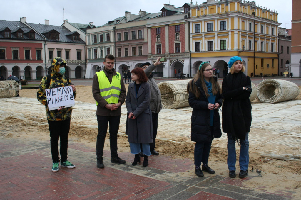 Zamość: Strajkowali dla klimatu [FOTO, VIDEO]