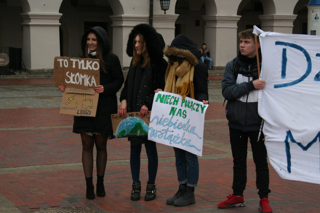 Zamość: Strajkowali dla klimatu [FOTO, VIDEO]