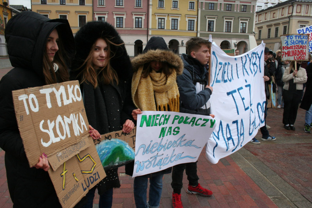 Zamość: Strajkowali dla klimatu [FOTO, VIDEO]