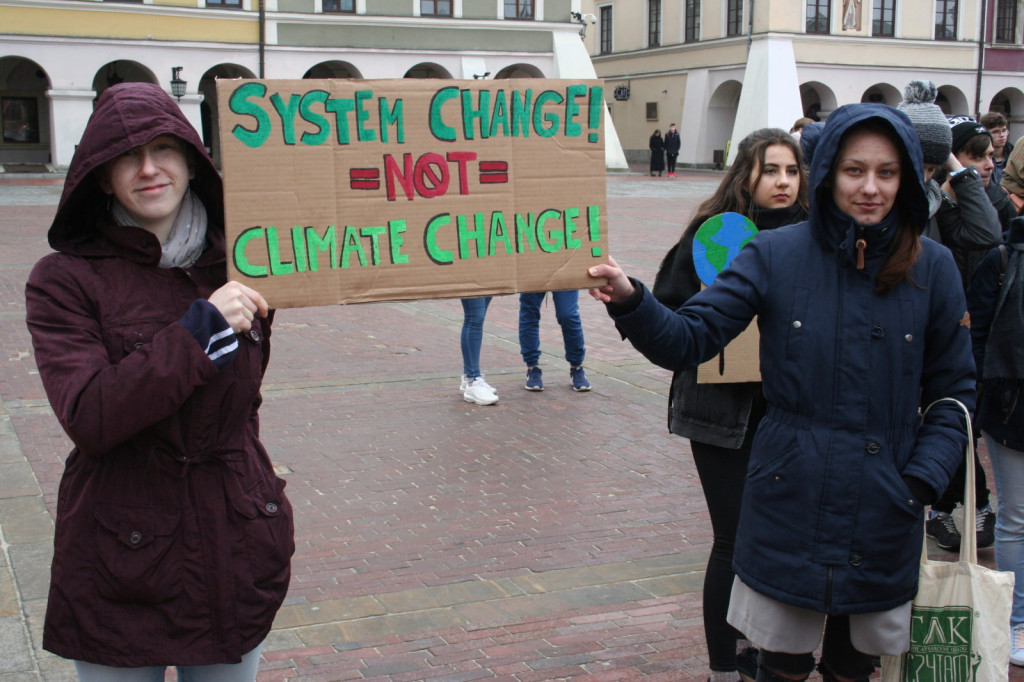 Zamość: Strajkowali dla klimatu [FOTO, VIDEO]