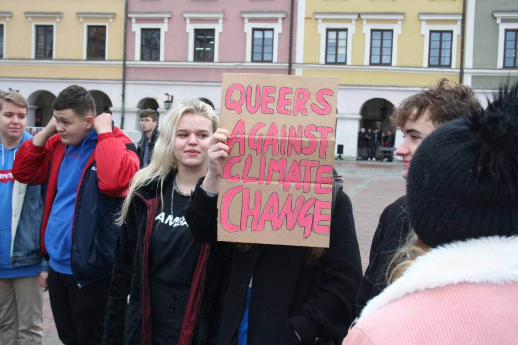 Zamość: Strajkowali dla klimatu [FOTO, VIDEO]