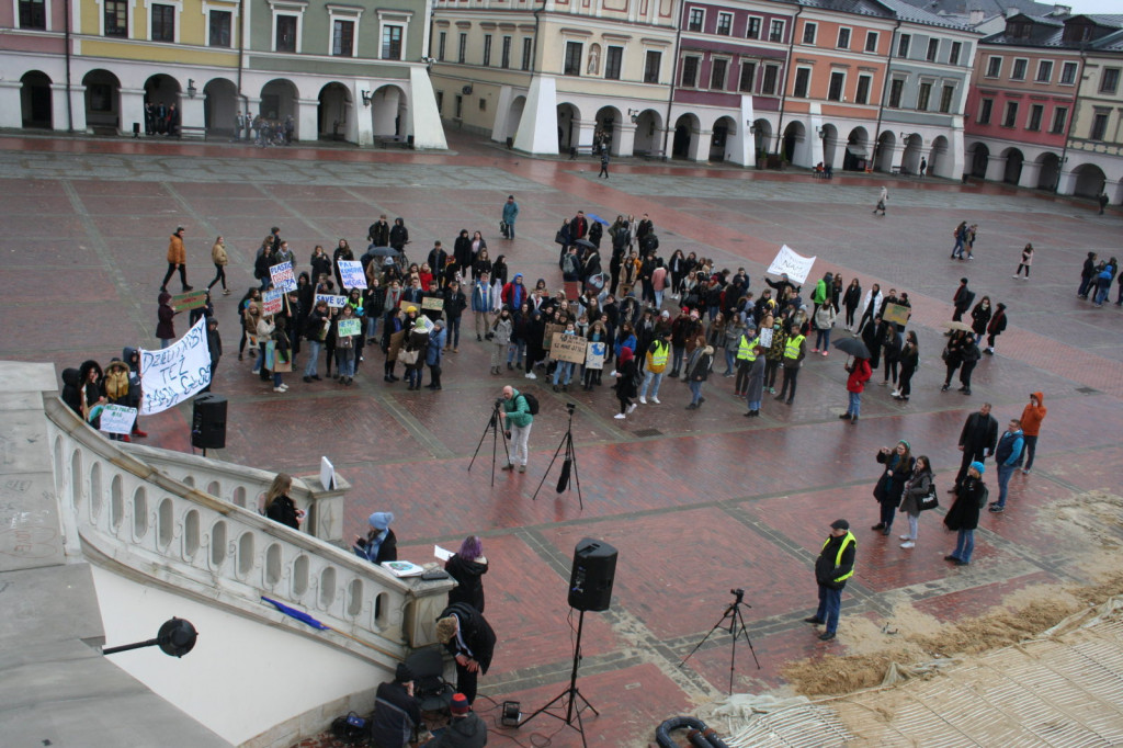 Zamość: Strajkowali dla klimatu [FOTO, VIDEO]