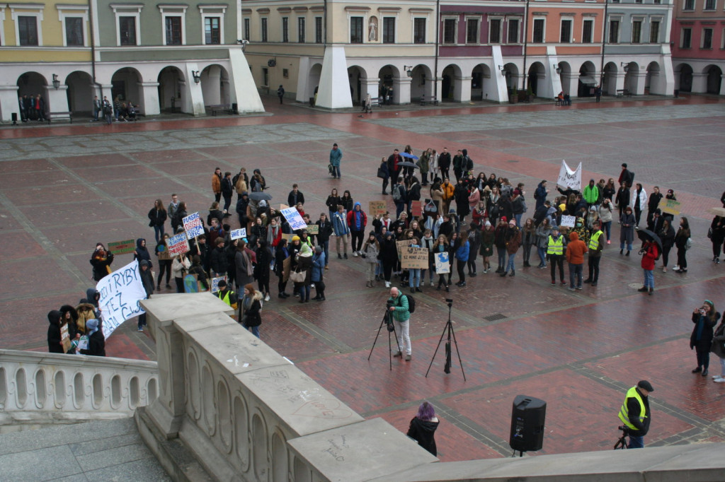 Zamość: Strajkowali dla klimatu [FOTO, VIDEO]