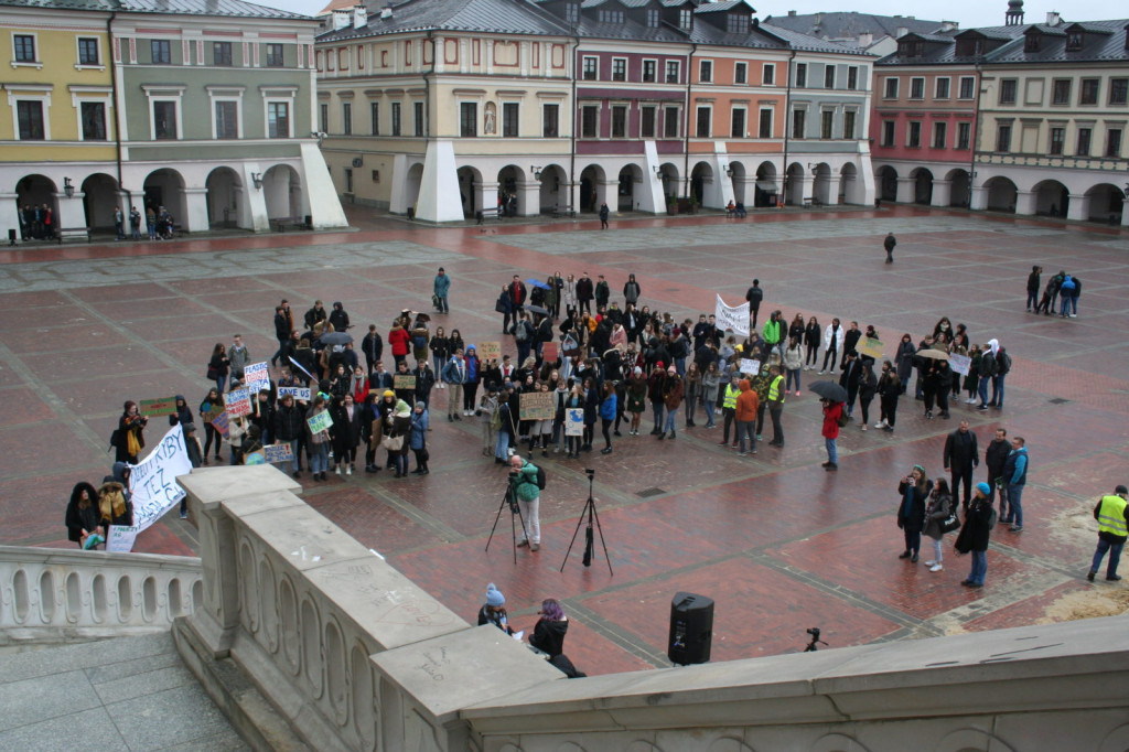 Zamość: Strajkowali dla klimatu [FOTO, VIDEO]