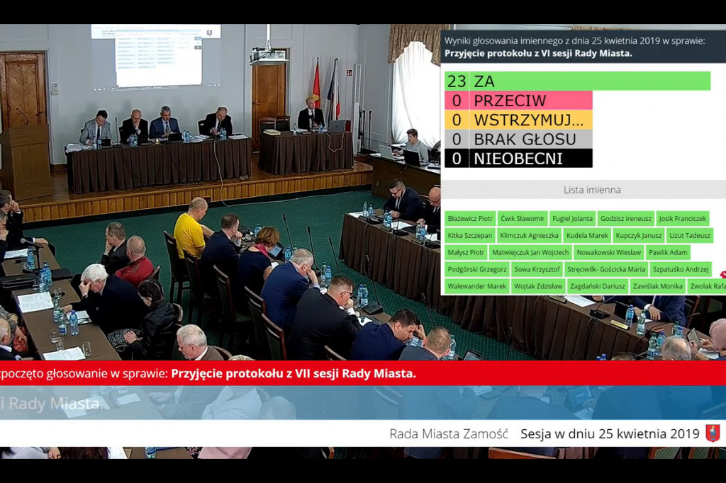NA ŻYWO: Dzisiaj pierwsza sesja Rady Miasta z nowym system e-sesja