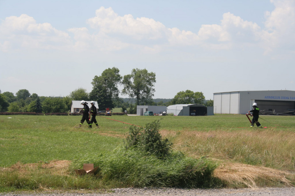 Przygotowania lotniska do sytuacji zagrożenia [ZDJĘCIA]