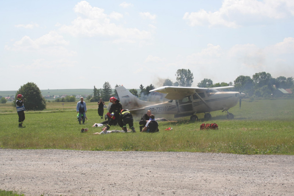 Przygotowania lotniska do sytuacji zagrożenia [ZDJĘCIA]
