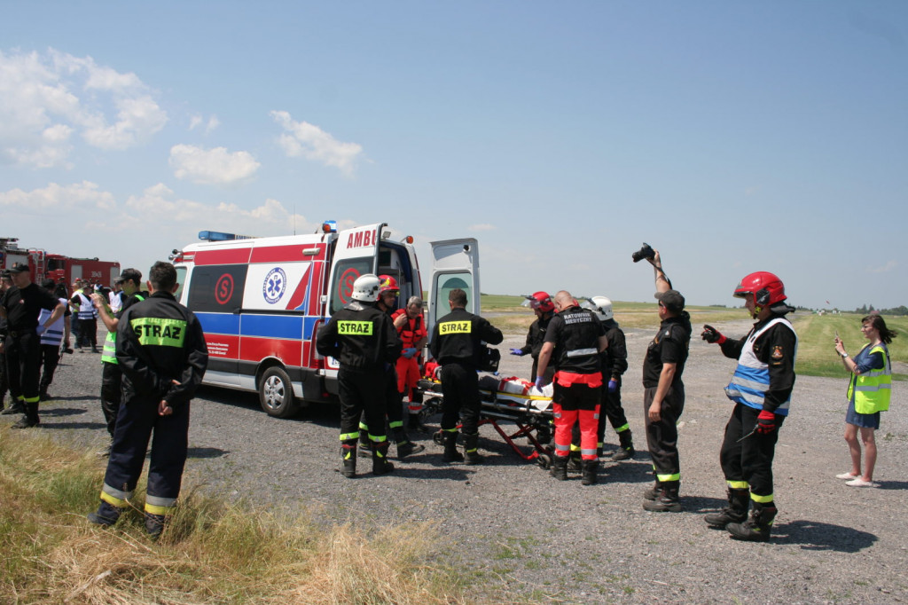 Przygotowania lotniska do sytuacji zagrożenia [ZDJĘCIA]