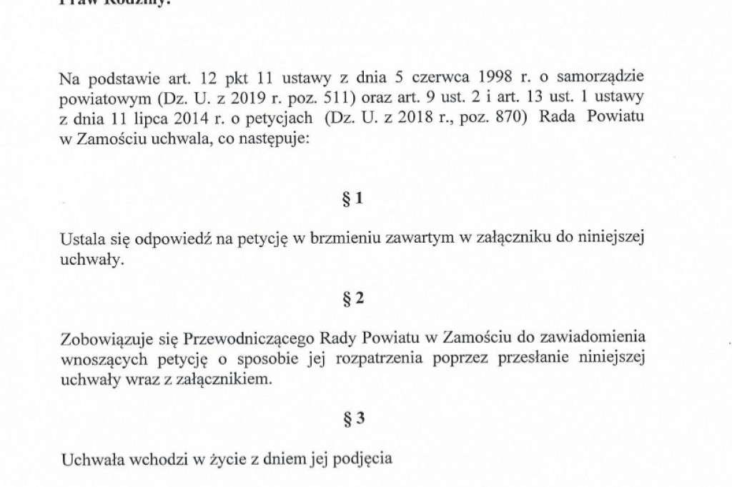Radni nie przyjęli Samorządowej Karty Praw Rodziny [dot. LGBT+]