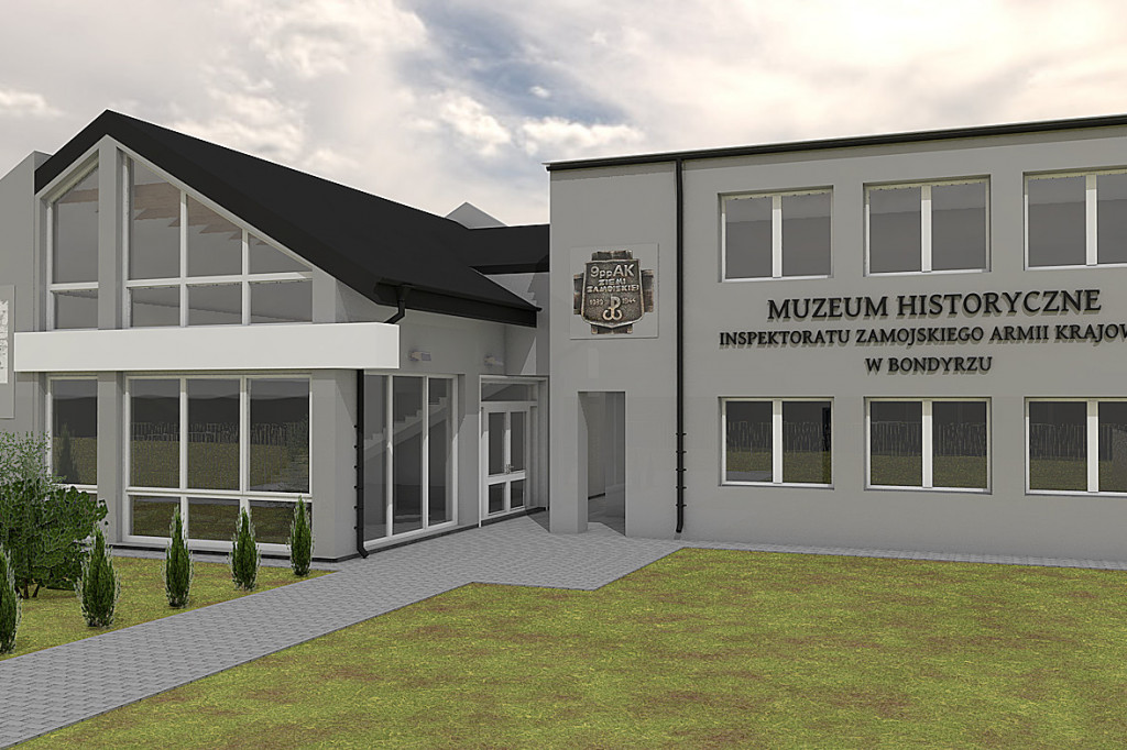 Muzeum Historycznego Inspektoratu Zamojskiego AK w Bondyrzu czeka rozbudowa [WIZUALIZACJA]