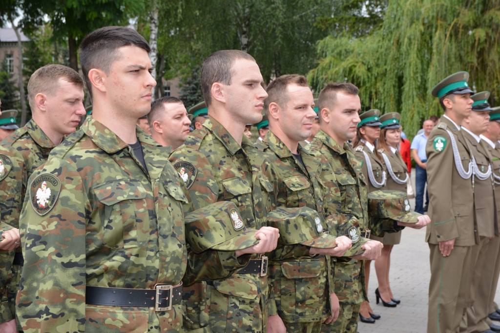 Granica: Ślubowanie nowo przyjętych funkcjonariuszy oraz mianowanie na młodszych chorążych