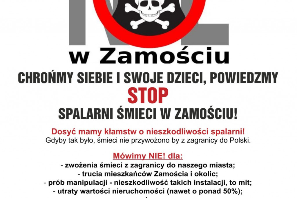 Możliwe utrudnienia w ruchu! Będzie protest przeciw spalarni