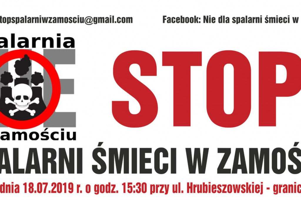 Możliwe utrudnienia w ruchu! Będzie protest przeciw spalarni