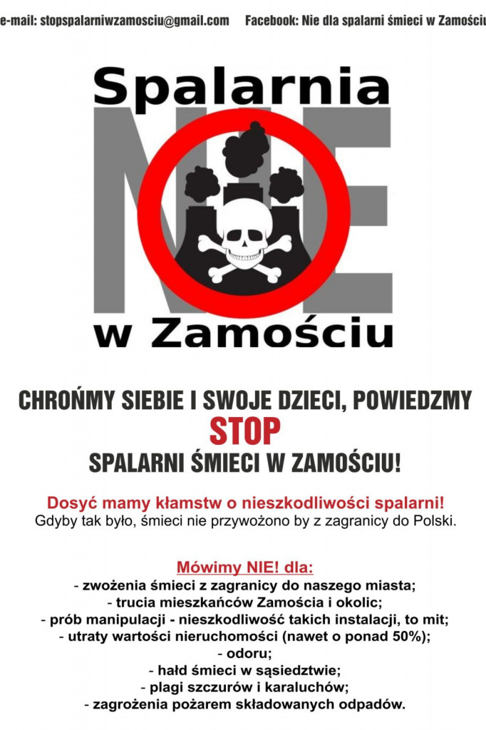 Możliwe utrudnienia w ruchu! Będzie protest przeciw spalarni