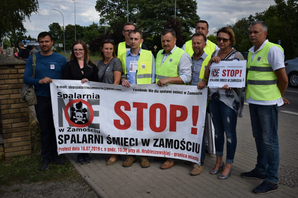 Protestowali przeciwko budowie 