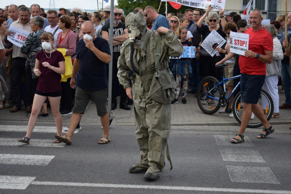 Protestowali przeciwko budowie 