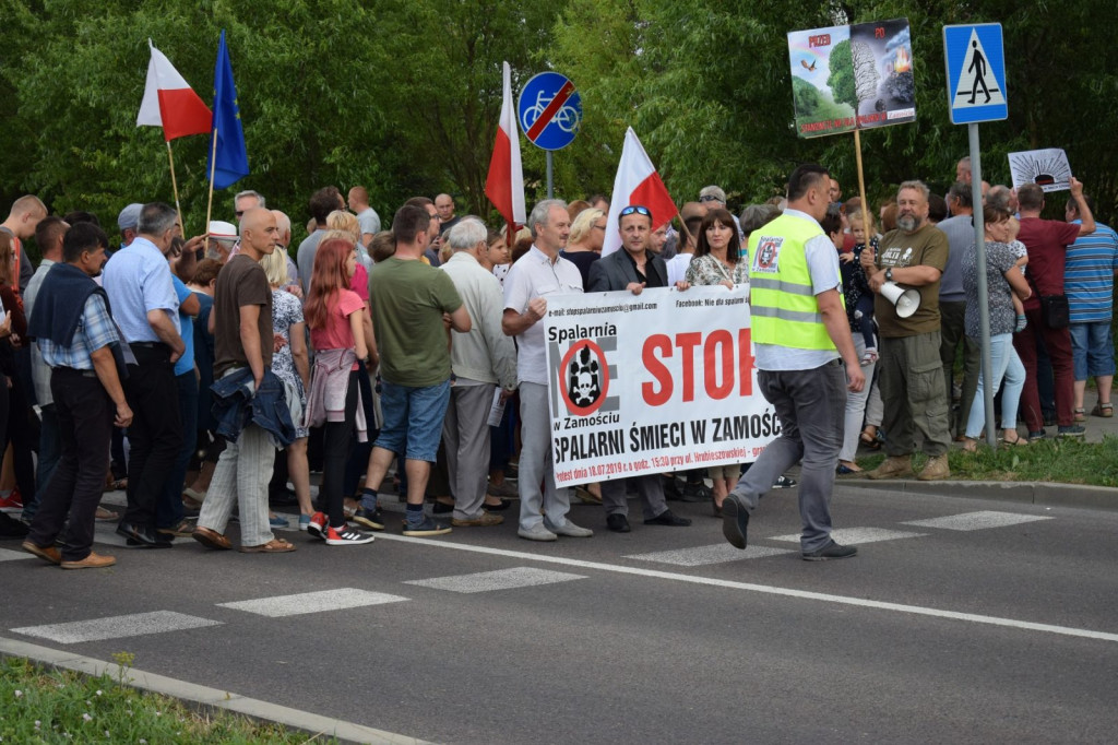 Protestowali przeciwko budowie 