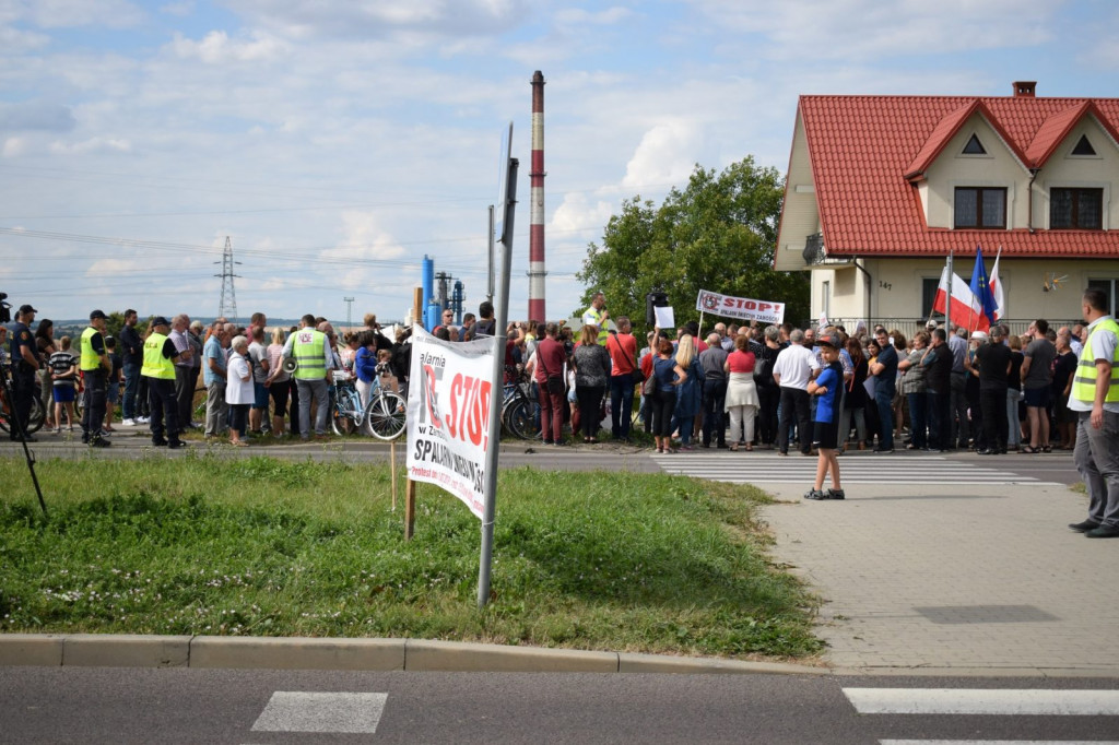 Protestowali przeciwko budowie 