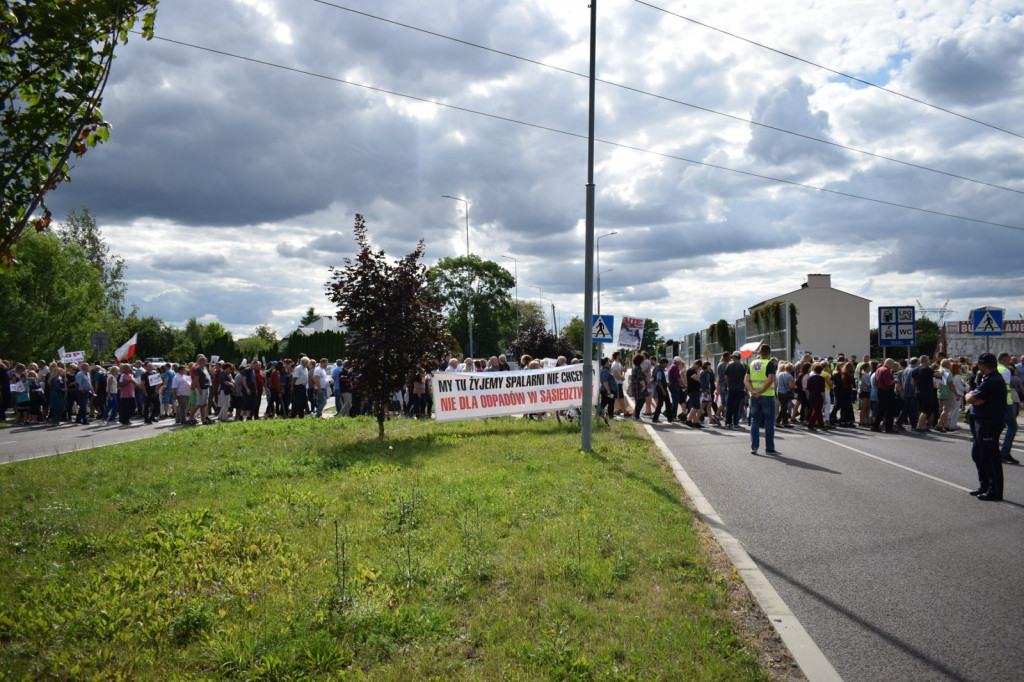 Protestowali przeciwko budowie 