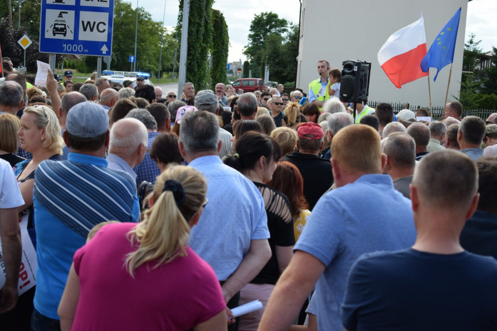 Protestowali przeciwko budowie 