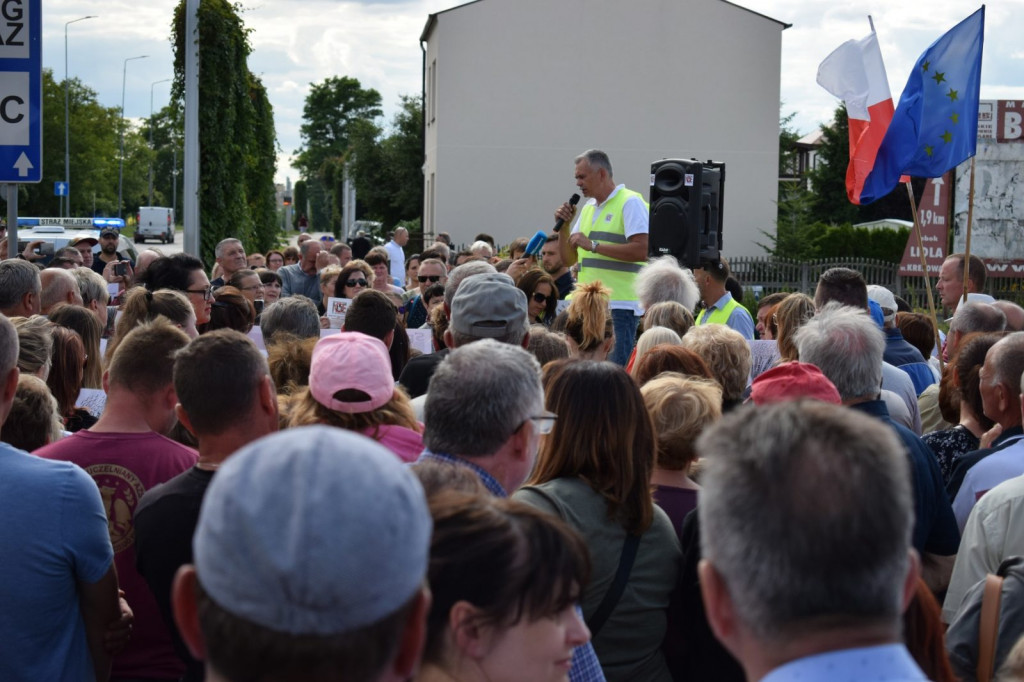 Protestowali przeciwko budowie 