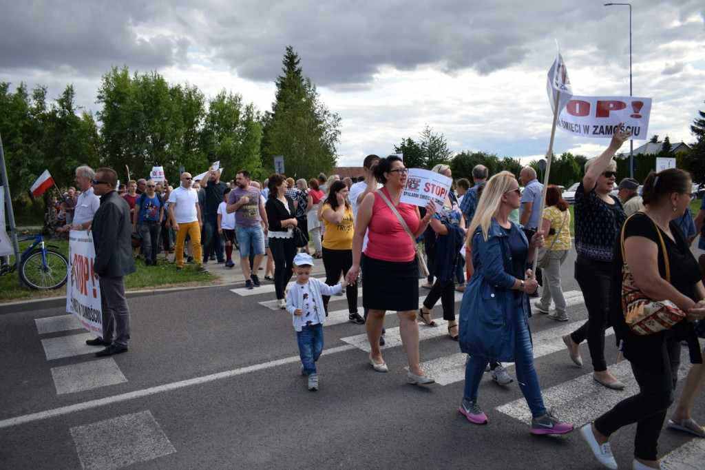 Protestowali przeciwko budowie 
