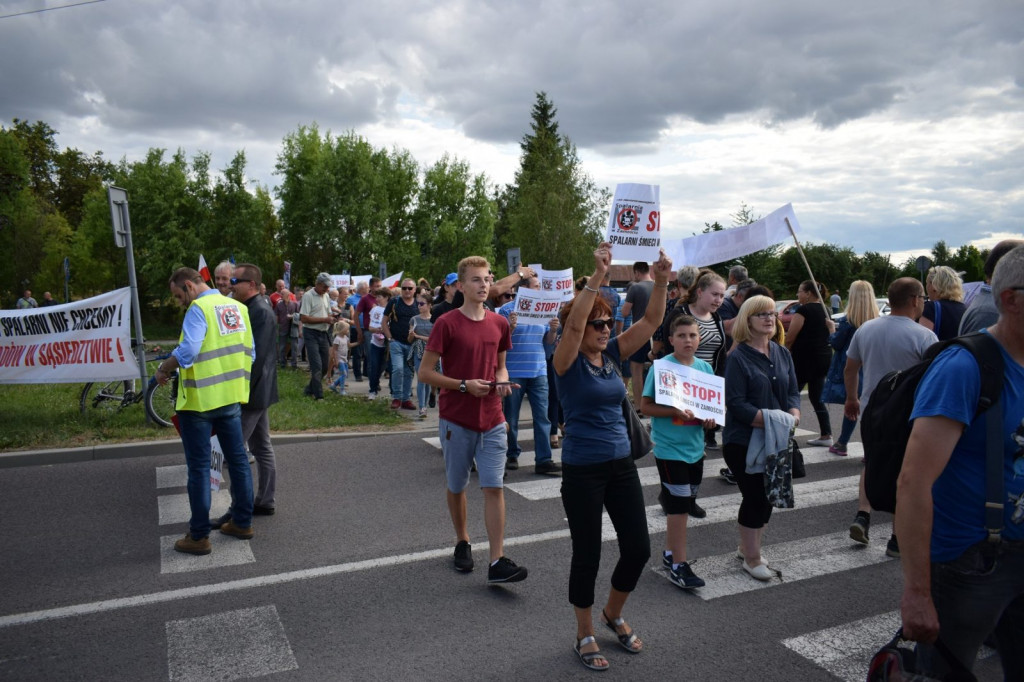 Protestowali przeciwko budowie 