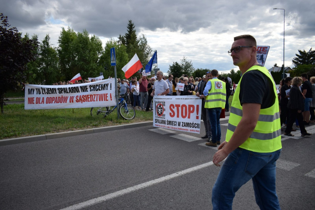 Protestowali przeciwko budowie 