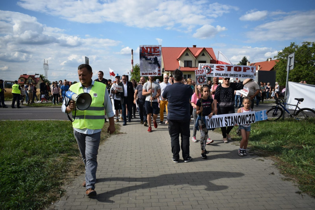Protestowali przeciwko budowie 