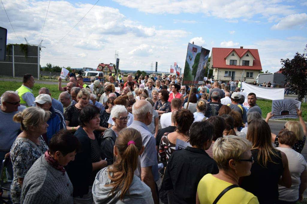Protestowali przeciwko budowie 