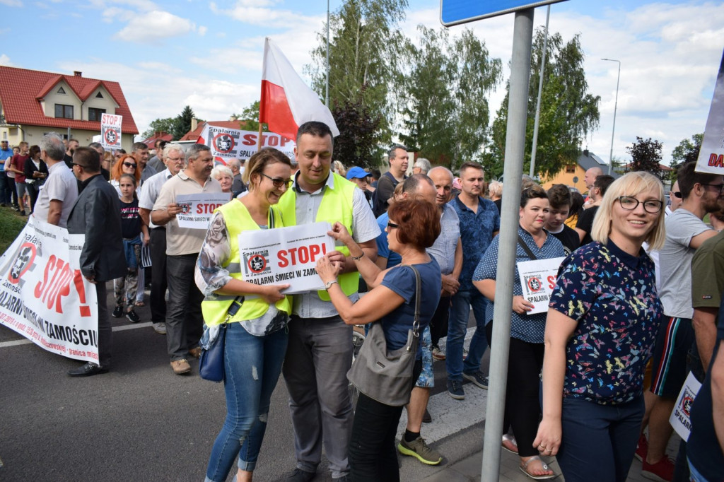 Protestowali przeciwko budowie 