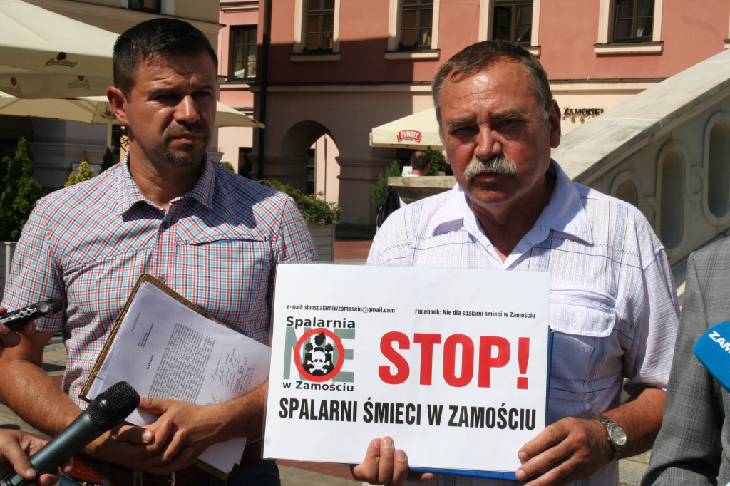 Nie dla spalarni śmieci w Zamościu