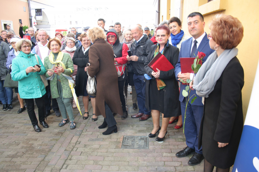 Małgorzata Dybowska w Alei Sław