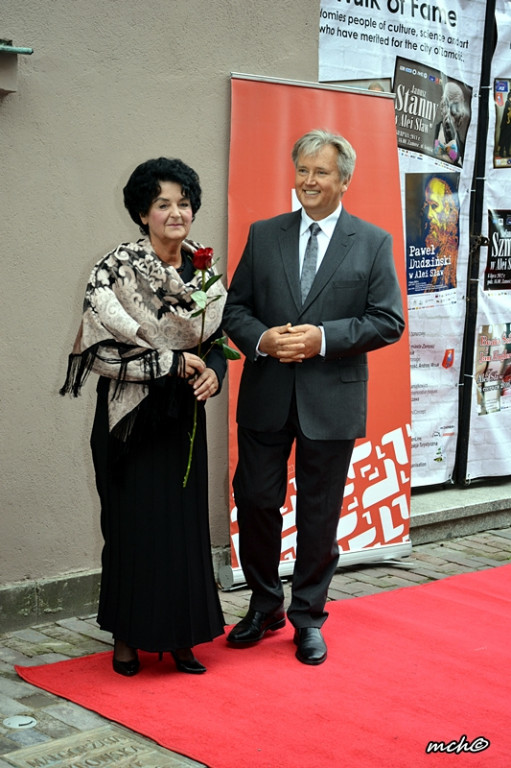 Małgorzata Dybowska w Alei Sław