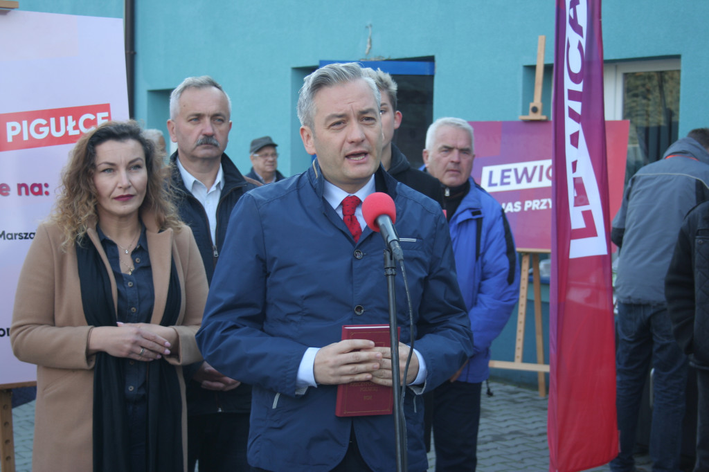 Robert Biedroń wspiera Lewicę