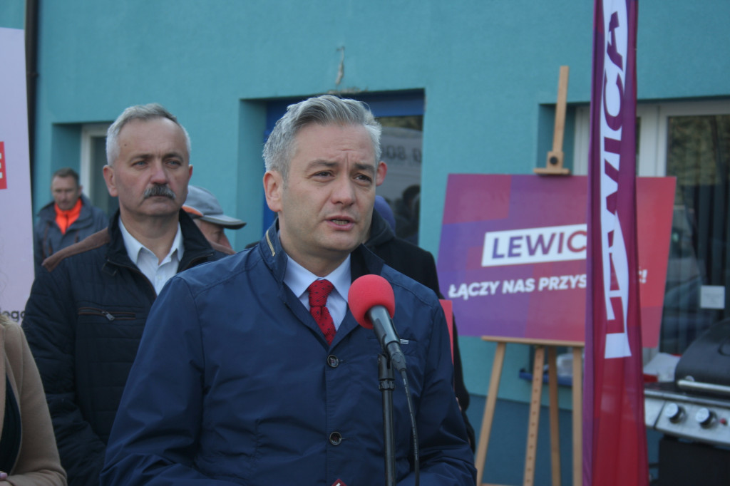 Robert Biedroń wspiera Lewicę