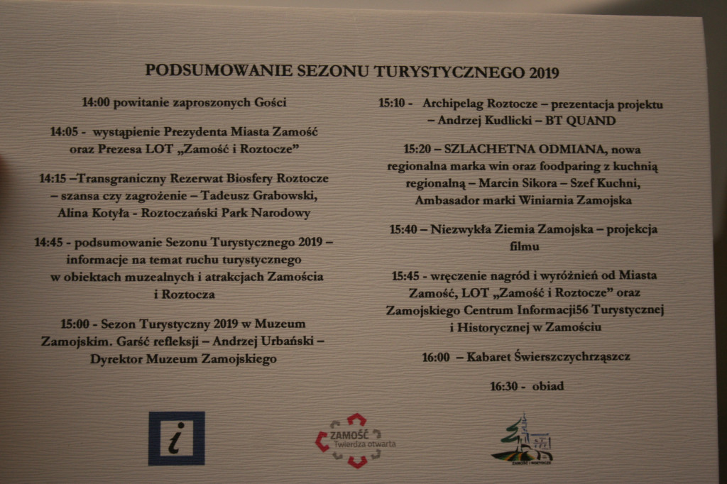 Podsumowanie sezonu turystycznego