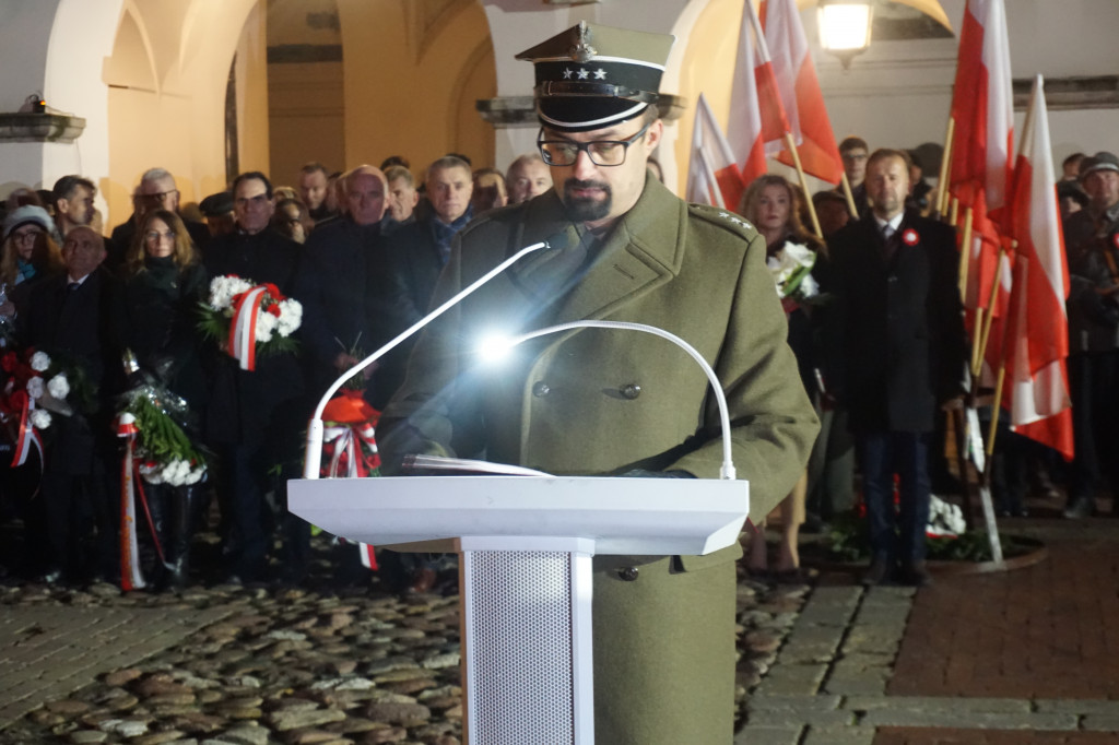 Manifestacja patriotyczna w Zamościu