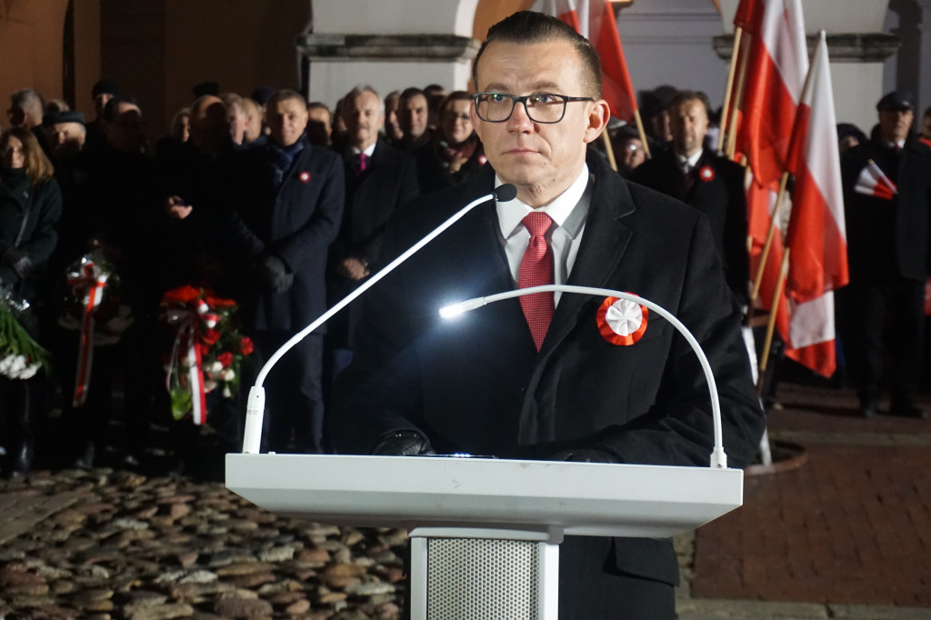 Manifestacja patriotyczna w Zamościu