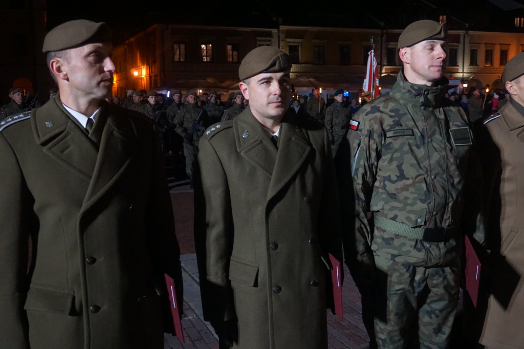 Manifestacja patriotyczna w Zamościu