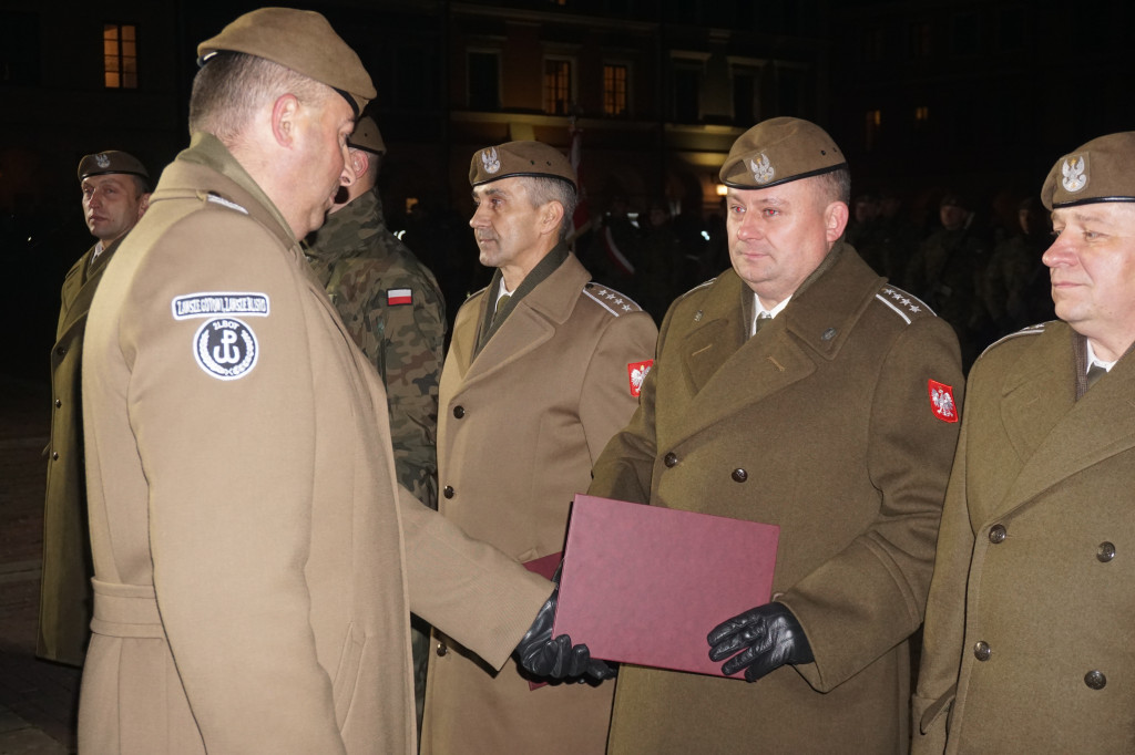 Manifestacja patriotyczna w Zamościu