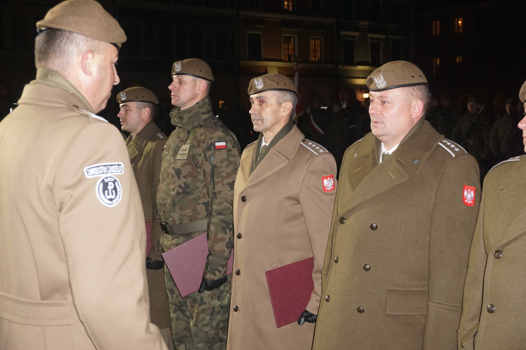 Manifestacja patriotyczna w Zamościu