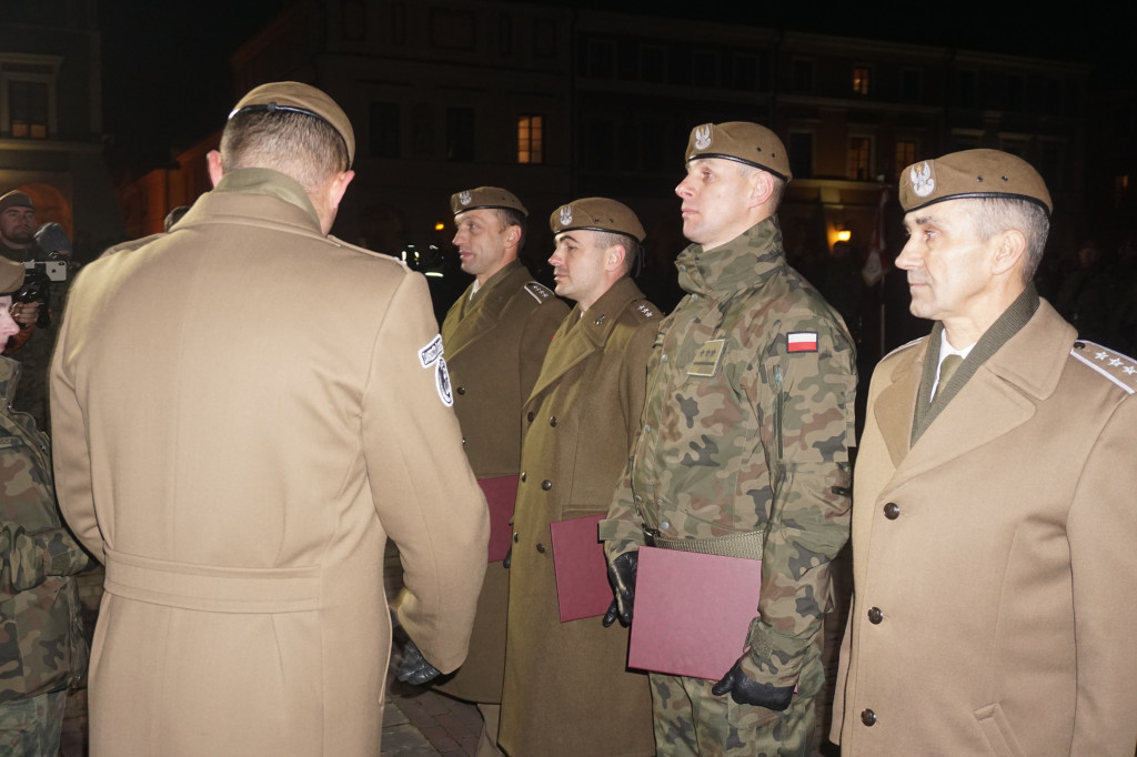 Manifestacja patriotyczna w Zamościu