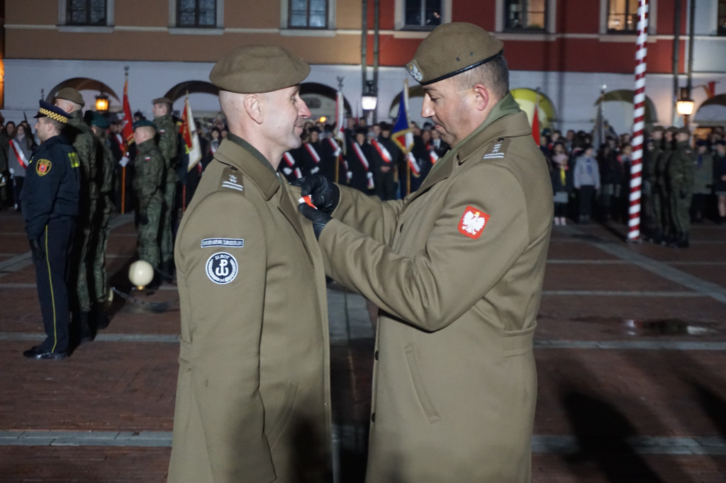 Manifestacja patriotyczna w Zamościu