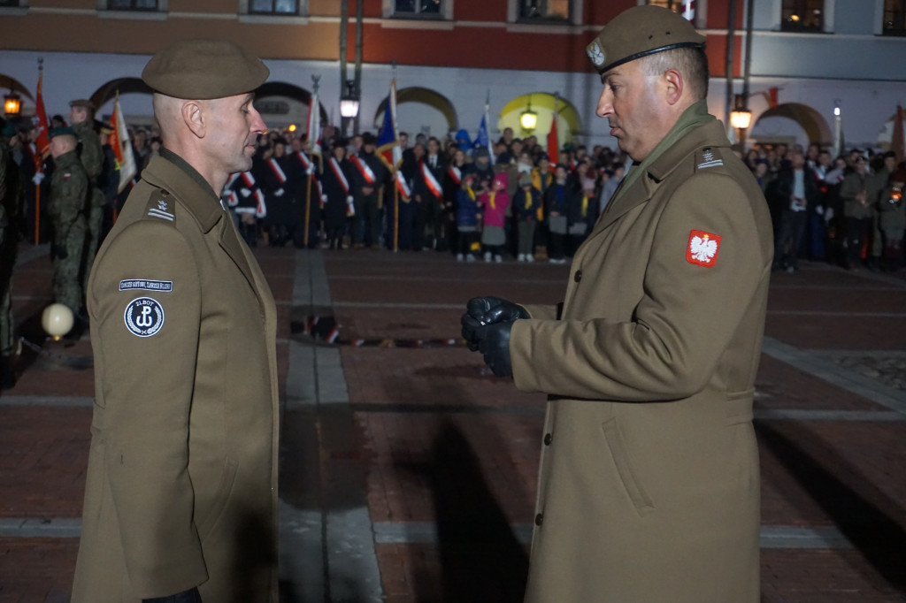 Manifestacja patriotyczna w Zamościu