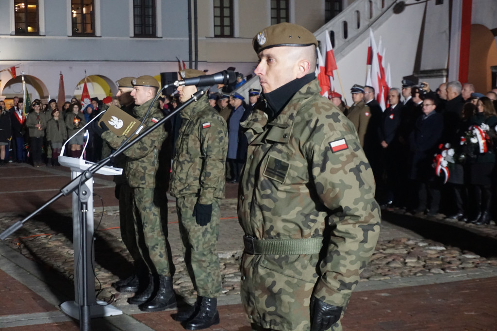 Manifestacja patriotyczna w Zamościu