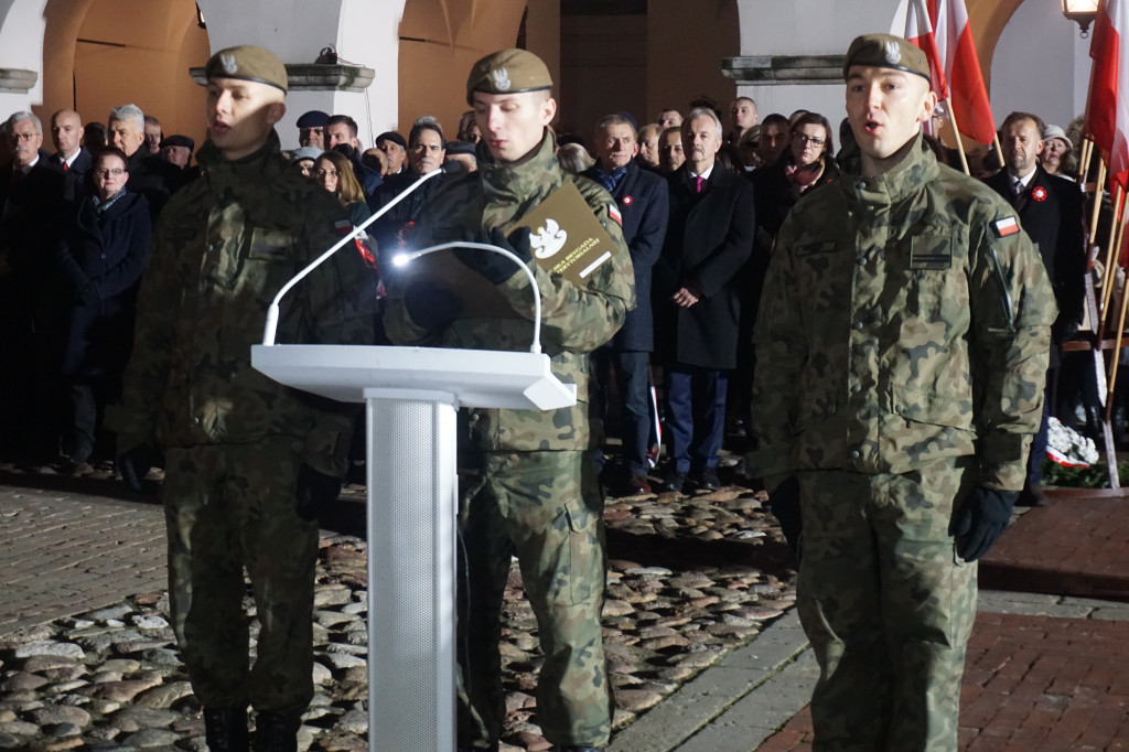 Manifestacja patriotyczna w Zamościu