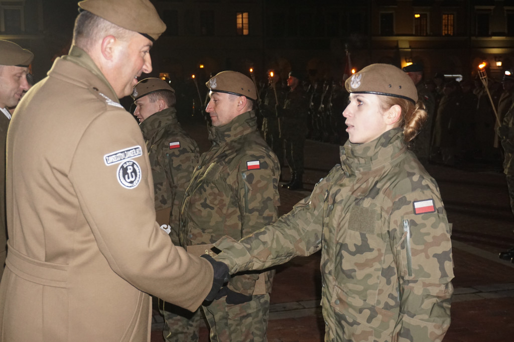 Manifestacja patriotyczna w Zamościu