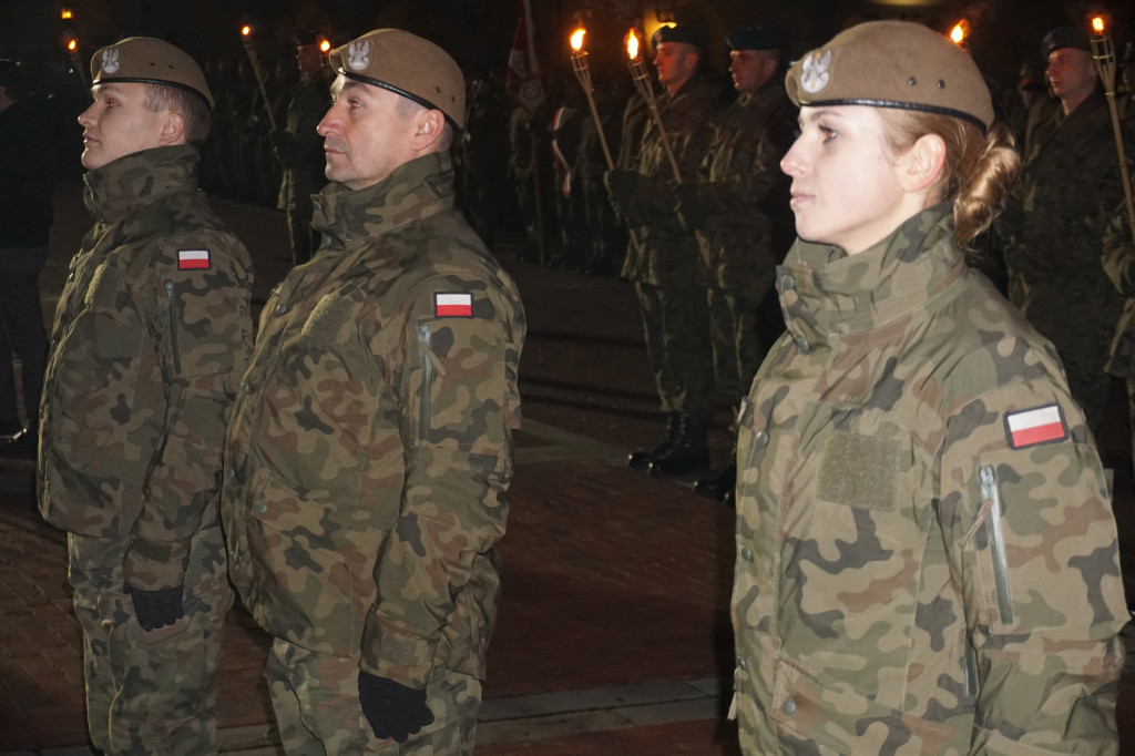 Manifestacja patriotyczna w Zamościu